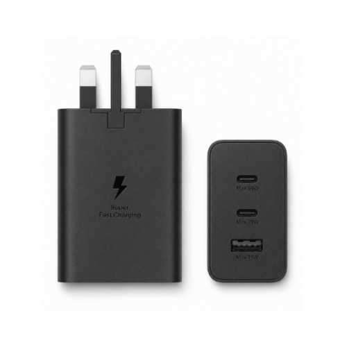 شاحن ثلاثي سريع 65 واط USB-C + USB-A م/EP-T6530NBE...