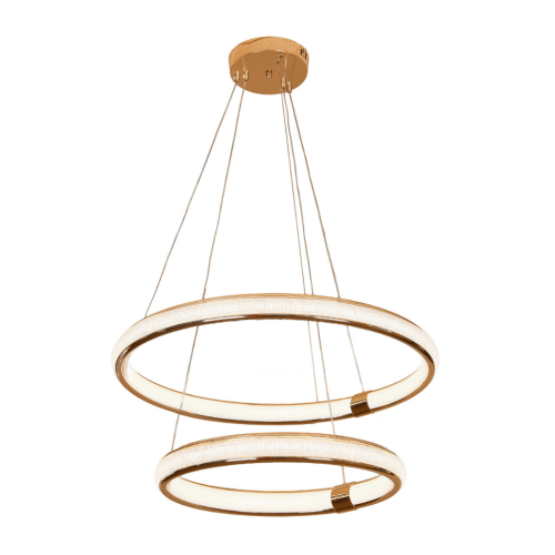 نجف ليد دائري مزدوج مودرن ذهبي م/101175-2GD ماركة...