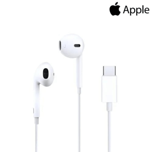 سماعة ايفون 15 سلك USB-C أصلية من أبل بضمان حاسبات...