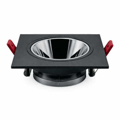 اطار مانع توهج بلاستيك مربع لمبة واحدة GU5.3 م/ BF...