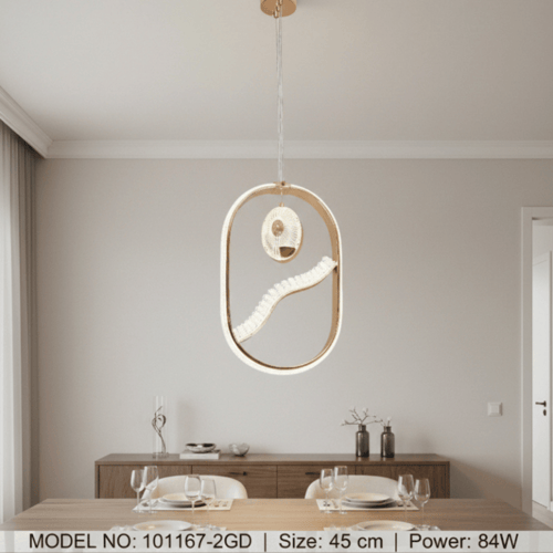 نجف ليد مودرن ذهبي م/101167-2GD ماركة بفكو