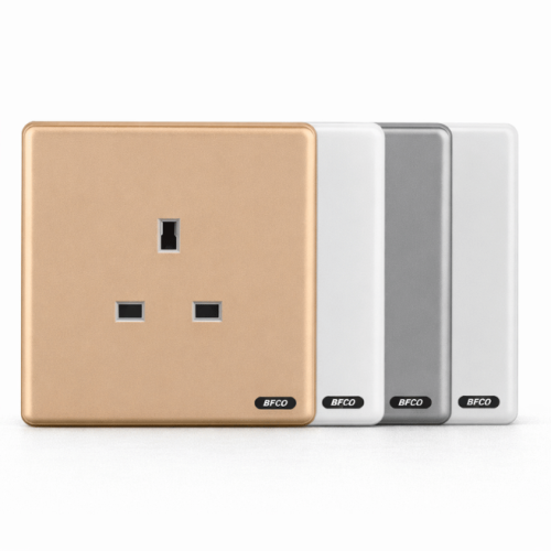 فيش 13 أمبير بدون مفتاح سادة ماركة بفكو