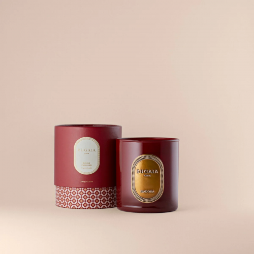 Wood-scented candle from Isadora