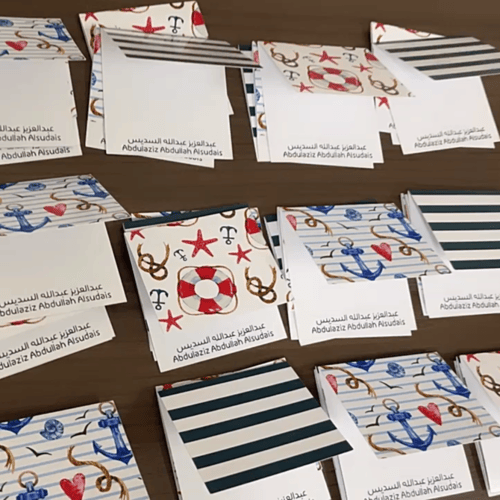 كرت شخصي للأطفال