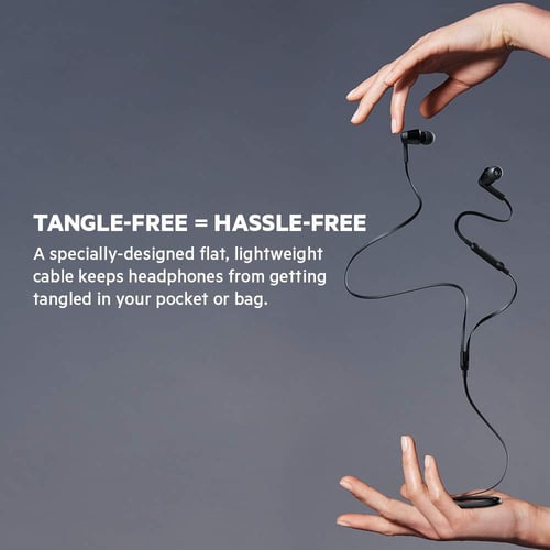 بيلكن - سماعات للايفون لايتنينق - اسود