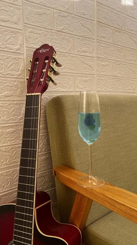 كوب بوردة داخلية زرقاء