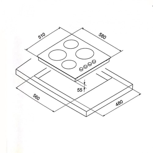 مسطح ماستر جاز بلت ان 60 سم H64CFX