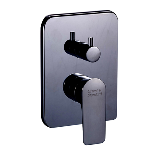 خلاط دش مخفي خطين اسود مربع