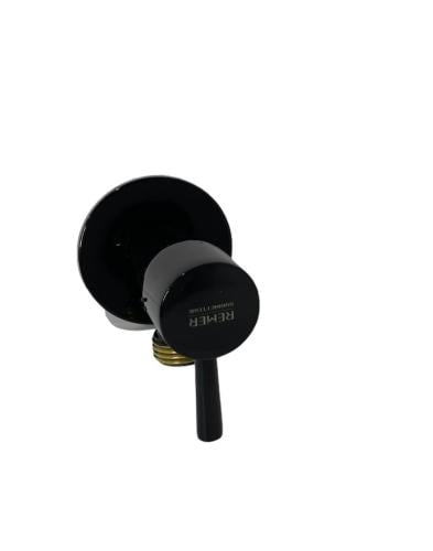 محبس زاوية 128L1212NER ايطالي REMER اسود لامع دائر...