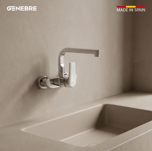 خلاط مجلى GENEBRE جدار كروم