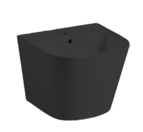 مغسلة تعليق LOLO500-3 ROUND صيني اسود 51*47*40 سم