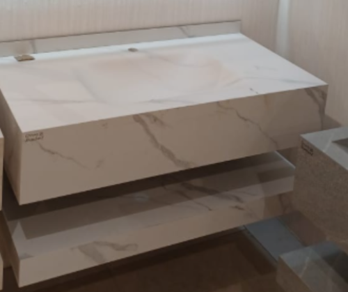 مغسلة بورسل8ان hot bending موديل OS222 مقاس 80سم ا...