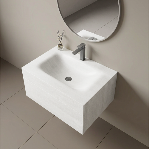 مغسلة بورسلان 60سم hot bending درج سحاب OS174 حوض...