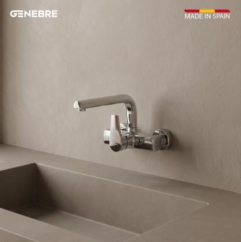 خلاط مجلى GENEBRE جدار كروم