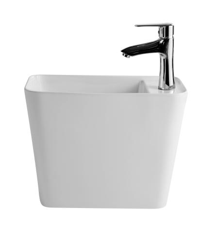 مغسلة سيراميك تعليق LOLO403 ابيض 36*25*45 سم مربع