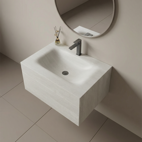 مغسلة بورسلان 60سم hot bending درج سحاب OS173 حوض...