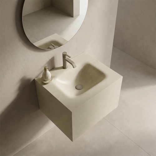 مغسلة بورسلان تعليق OS250078 حوض كريمي مارفل 50*45...