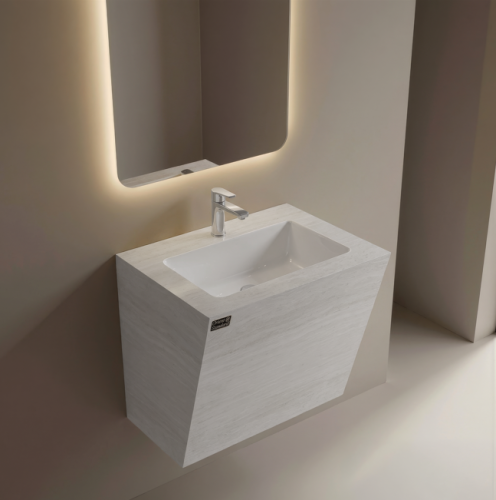 مغسلة تعليق بورسلان OS185 حوض ليزر مقاس 45 سم لون...