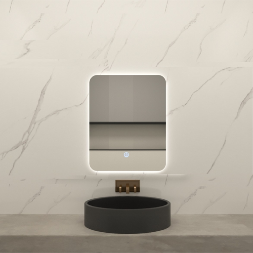 مراية ليد ONE صيني اضاءة خلفية 3 لون 60*80 سم مستط...