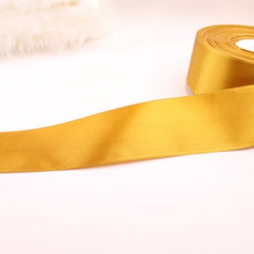 شريطه ستان عرض 1.5 أنش لون ذهبي كموني