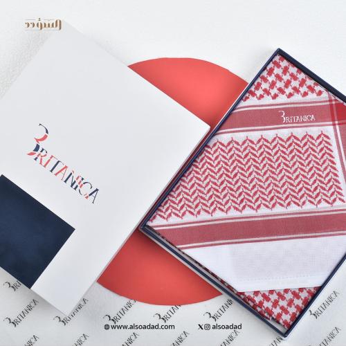 شماغ احمر بريتانكا EW-63