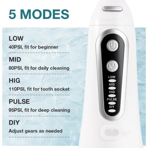 جهاز خيط الأسنان المائي المطور