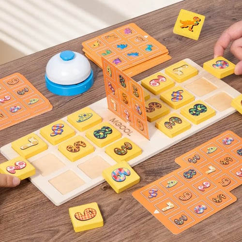 1+1 لعبة تحدي خشبية وجهين