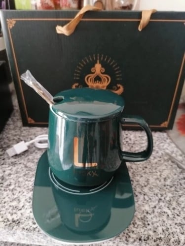 كوب سيراميك مع قاعدة حرارية