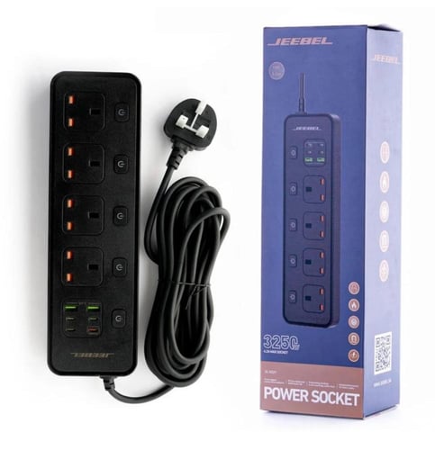 توصيلة كهرباء ماركة جيبل قوية جداً 4 مخارج كهرباء...