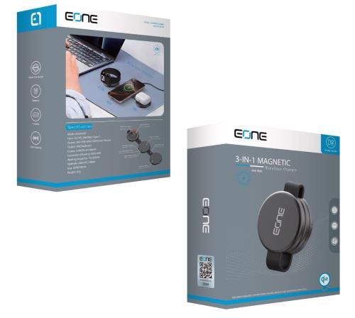 شاحن وايرلس من اي ون 3 في 1 ضمان سنتين