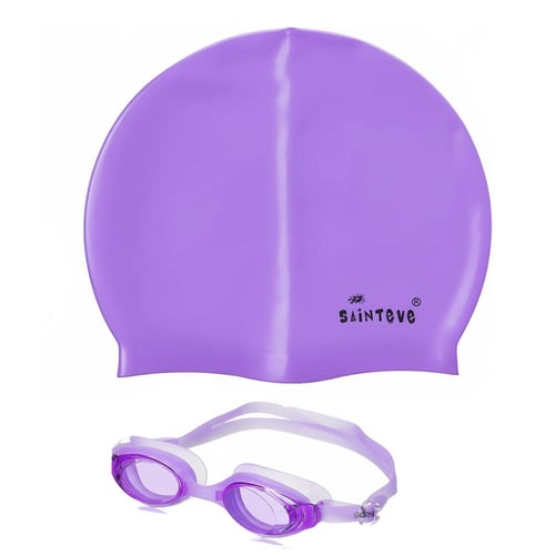 SAINTEVE مجموعة السباحة الاحترافية – نظارة + قبعة...