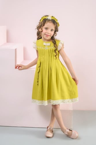 فستان بناتي (مقاسات 18 شهر - 6 سنوات)