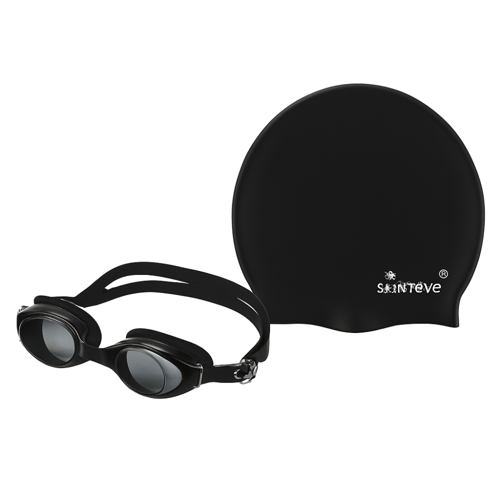 SAINTEVE مجموعة السباحة الاحترافية – نظارة + قبعة...