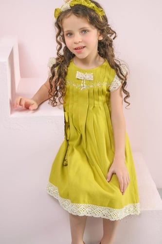 فستان بناتي (مقاسات 18 شهر - 6 سنوات)