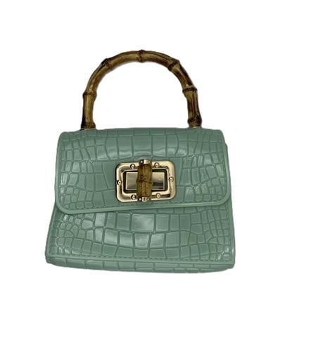 حقيبة سلكون أطفال صغيرة مبطنة مع سلسلة ذهبية ورسوم...