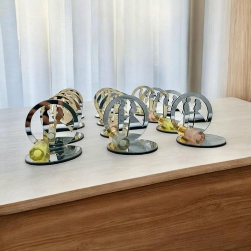 توزيعات زواج فضية– عروس وعريس مع مسك فاخر (عدد 12)