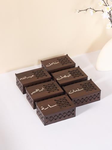 6 أوقيات عود مروكي + 6 مباخر