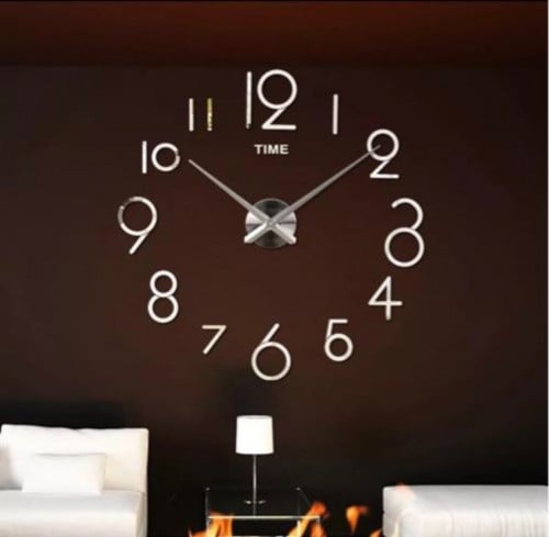 1 + 2 مجاناً ساعة حائط 3D موديل 010S