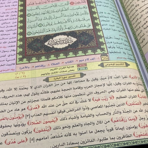 مصحف الحافظ المتقن والتقسيم الموضوعي للآيات