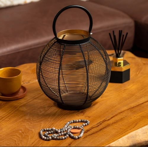 طقم شمعدانات اسود