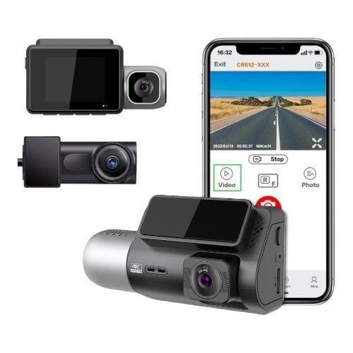 داش كام 4k امامي وخلفي وداخلي