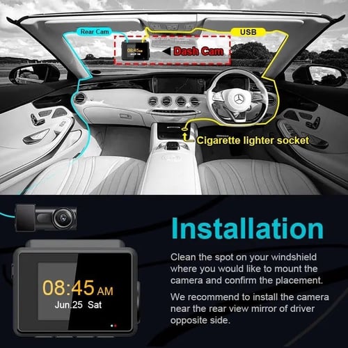 داش كام امامي 4k وخلفي