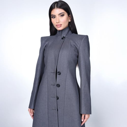 The Areena Fitted Long Coat