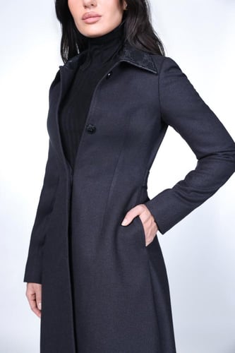 The Celena Fitted Long Coat