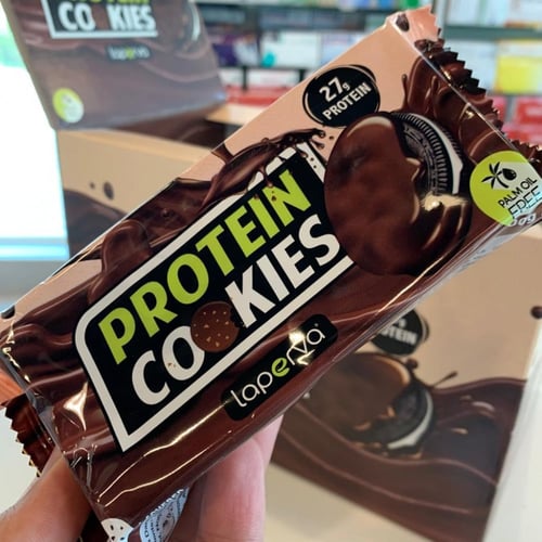 لابيرفا بروتين كوكيز بالشوكولاتة الداكنة محشوة بال...