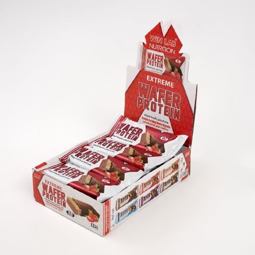 وين لاب / ويفر بروتين شوكولاتة مع فراولة