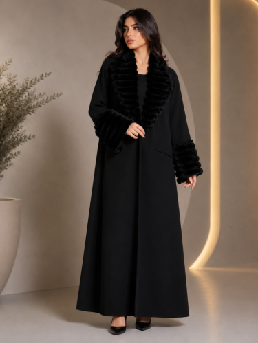 عباية فخامة الفرو