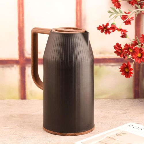 طقم ترامس نرمين اسود خشبي