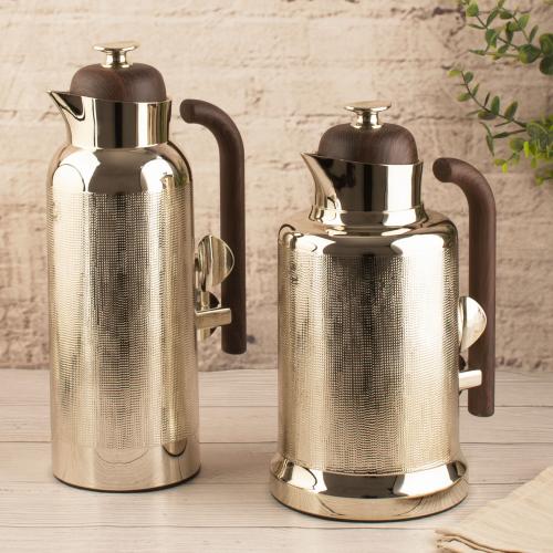 طقم ترامس ساندرا خشبي نيكل