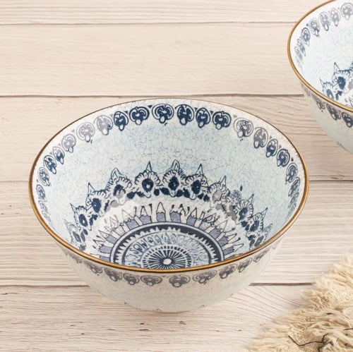 بادية ازرق مزخرف